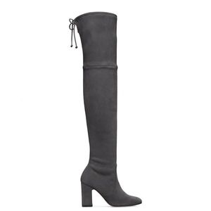 Stuart Weitzman Grey Over the Knee Boots